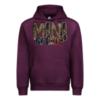 Mauve Wine mini of both Urban Hoodie - RacoonDesign