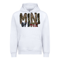 White mini of both Urban Hoodie - RacoonDesign