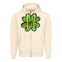 Sandshell St. Patrick's Lucky babe Zipper Hoodie - OliviaCreatesArt