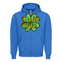 True Royal St. Patrick's Lucky babe Zipper Hoodie - OliviaCreatesArt