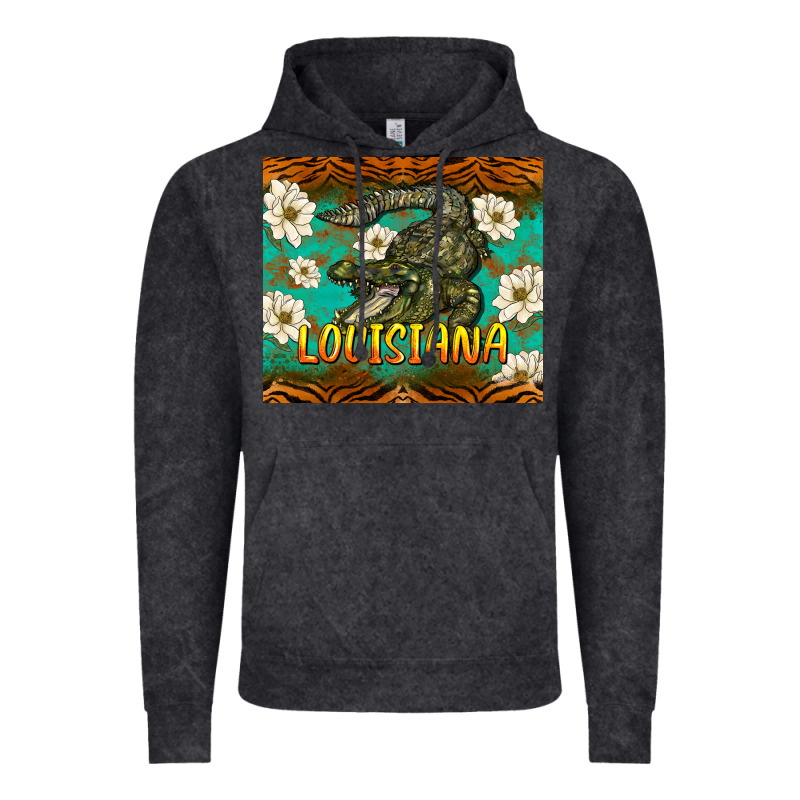 Louisiana Alligator Tumbler Vintage Hoodie by BarkalooDesign | Teevron