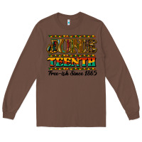 Chestnut juneteenth free ish since 1965 Long Sleeve Tee - NancyCooperArtShop