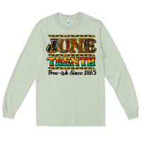 Matcha juneteenth free ish since 1965 Long Sleeve Tee - NancyCooperArtShop