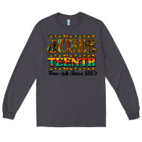 Smoke juneteenth free ish since 1965 Long Sleeve Tee - NancyCooperArtShop