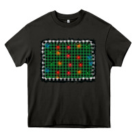 Asphalt christmas buffalo plaid and lights background Heavy Core Tee - AdoDesignShop