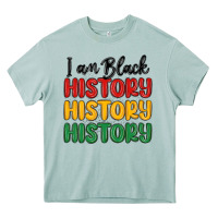 Arona i am black history Heavy Core Tee - MaliasSmallBusiness