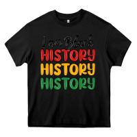 Black i am black history Heavy Core Tee - MaliasSmallBusiness