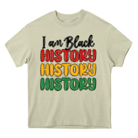 Mossy i am black history Heavy Core Tee - MaliasSmallBusiness