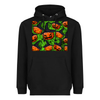 Black halloween pumpkin mouse pad Heavyweight Hoodie - BundleAndBundleShop