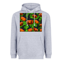 Heather Grey halloween pumpkin mouse pad Heavyweight Hoodie - BundleAndBundleShop