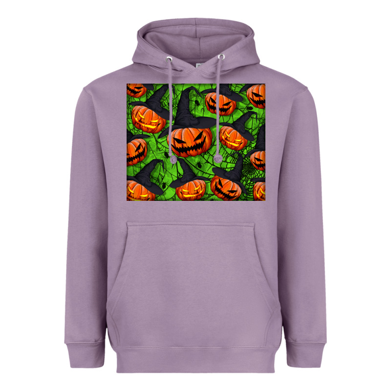 Halloween Pumpkin Mouse Pad Heavyweight Hoodie by BundleAndBundleShop | Teevron