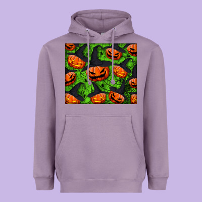 Halloween Pumpkin Mouse Pad Heavyweight Hoodie Designed By Bundleandbundleshop