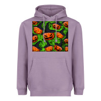 Lavender halloween pumpkin mouse pad Heavyweight Hoodie - BundleAndBundleShop