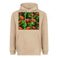 Mushroom halloween pumpkin mouse pad Heavyweight Hoodie - BundleAndBundleShop
