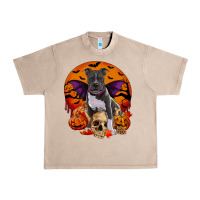 French Oak halloween pitbull dog Urban Heavy Tee - RanaPortraitStore