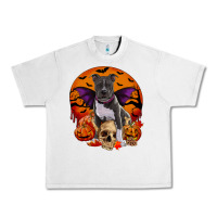 Lunar Rock halloween pitbull dog Urban Heavy Tee - RanaPortraitStore
