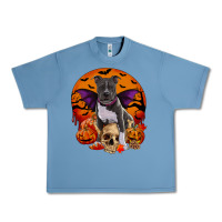 Pebble Blue halloween pitbull dog Urban Heavy Tee - RanaPortraitStore