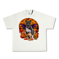 Pistachio halloween pitbull dog Urban Heavy Tee - RanaPortraitStore