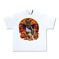 White halloween pitbull dog Urban Heavy Tee - RanaPortraitStore
