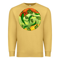 Antique Gold hispanic heritage month round earrings 1 Premium Sweatshirt - BundleAndBundleShop