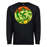 Black hispanic heritage month round earrings 1 Premium Sweatshirt - BundleAndBundleShop