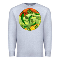Heather Grey hispanic heritage month round earrings 1 Premium Sweatshirt - BundleAndBundleShop