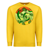 Lemon hispanic heritage month round earrings 1 Premium Sweatshirt - BundleAndBundleShop