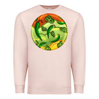 Pale Pink hispanic heritage month round earrings 1 Premium Sweatshirt - BundleAndBundleShop