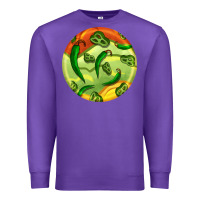 Purple hispanic heritage month round earrings 1 Premium Sweatshirt - BundleAndBundleShop