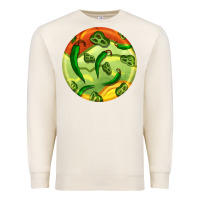 Sandshell hispanic heritage month round earrings 1 Premium Sweatshirt - BundleAndBundleShop