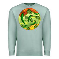 Seafoam hispanic heritage month round earrings 1 Premium Sweatshirt - BundleAndBundleShop