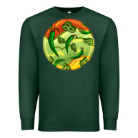 Sports Green hispanic heritage month round earrings 1 Premium Sweatshirt - BundleAndBundleShop
