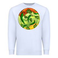 White hispanic heritage month round earrings 1 Premium Sweatshirt - BundleAndBundleShop