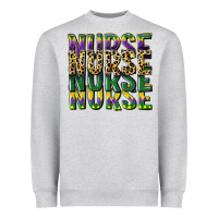Nurse Mardi Gras Heavyweight Sweatshirt | Teevron