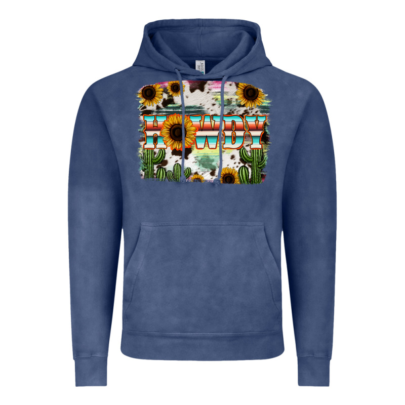 Howdy Serape And Sunflower Vintage Hoodie by RanaPortraitStore | Teevron