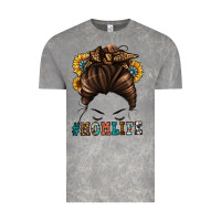 Cloud Rock mom life messy bun Vintage Tee - Jasminsmagicworld