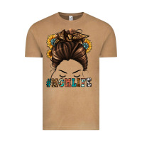 Mom Life Messy Bun Vintage Tee | Teevron