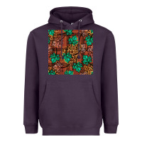 Plum fall leaves seamless pattern Heavyweight Hoodie - BundleAndBundleShop