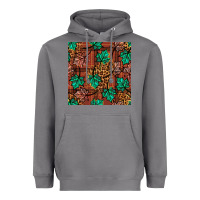 Storm fall leaves seamless pattern Heavyweight Hoodie - BundleAndBundleShop