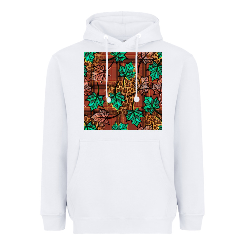 Fall Leaves Seamless Pattern Heavyweight Hoodie by BundleAndBundleShop | Teevron