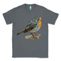 Charcoal Heather yellow breast Classic Tee - LillyAllenDesigns