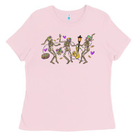 Dancing Skeletons Mardi Gras Ladies Tee | Teevron