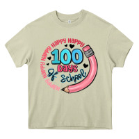 Mossy happy 100 days of school Heavy Core Tee - MaliasSmallBusiness