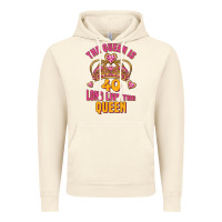 Vintage Artic the queen is 40 long live the queen Vintage Hoodie - Jasminsmagicworld