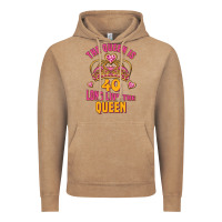 Vintage Coffee the queen is 40 long live the queen Vintage Hoodie - Jasminsmagicworld