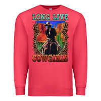 Cardinal long live cowgirls Premium Sweatshirt - FaDigitalArtStudio