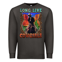 Smoke long live cowgirls Premium Sweatshirt - FaDigitalArtStudio