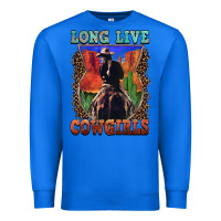 True Royal long live cowgirls Premium Sweatshirt - FaDigitalArtStudio