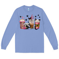 Colony Blue cat mom coffee Long Sleeve Tee - Jasminsmagicworld