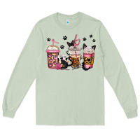 Matcha cat mom coffee Long Sleeve Tee - Jasminsmagicworld